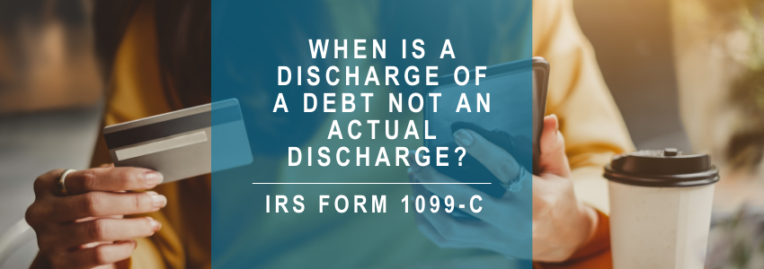 When Is A Discharge Of A Debt Not An Actual Discharge